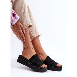 Chanclas Plataforma Mujer Sergio Leone SK083H Negro 8