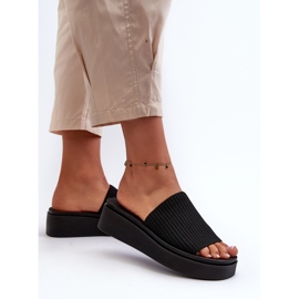 Chanclas Plataforma Mujer Sergio Leone SK083H Negro 5