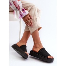 Chanclas Plataforma Mujer Sergio Leone SK083H Negro 7