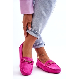 Confly Mocasines Clásicos Mujer Ante Rosa 4