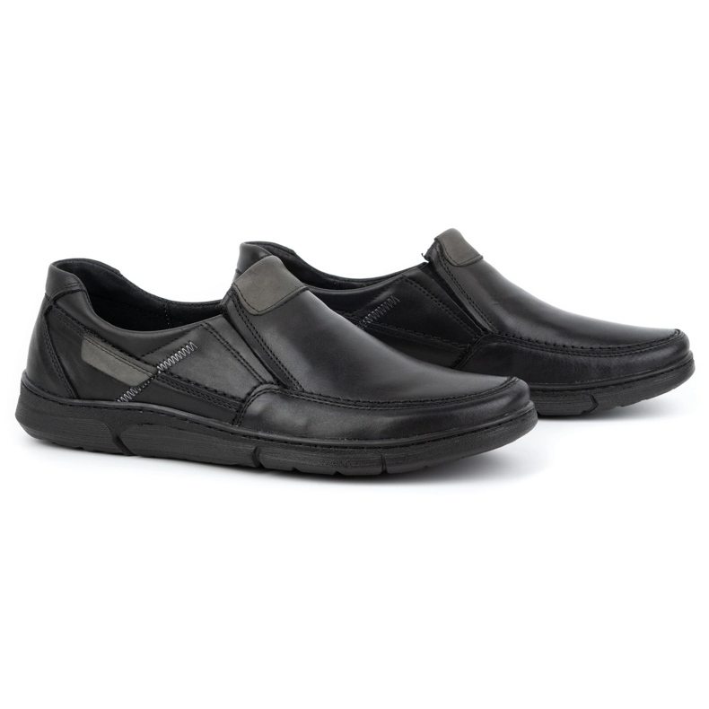 Olivier Slip-on hombre piel 62K negro 2