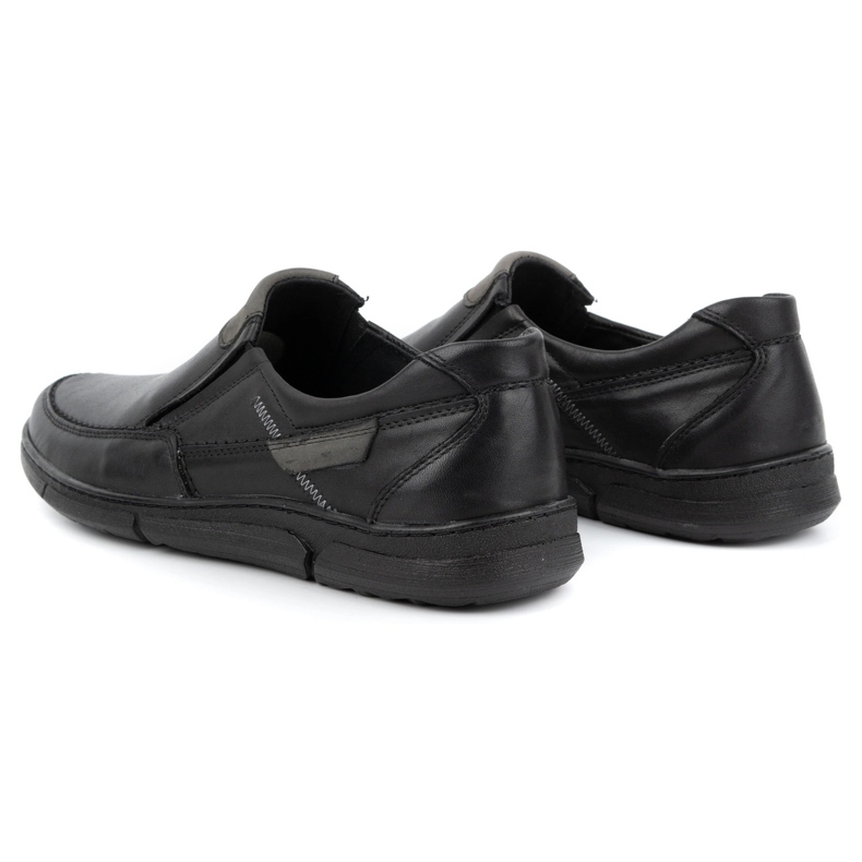 Olivier Slip-on hombre piel 62K negro 4