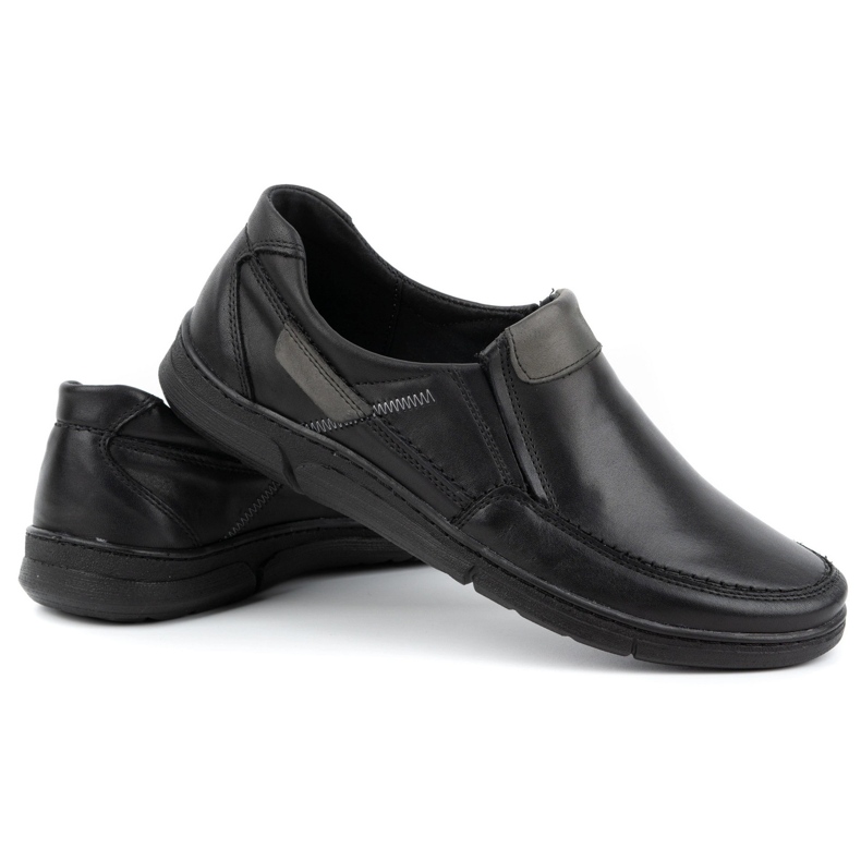 Olivier Slip-on hombre piel 62K negro 3