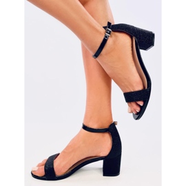 Sandalias de tacón negras Costello negro 5