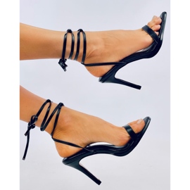 Sandalias elegantes de tacón Dalmati Negro 5