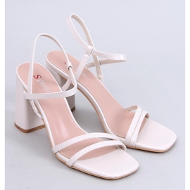 Borelli Sandalias de tacón estable beige 1