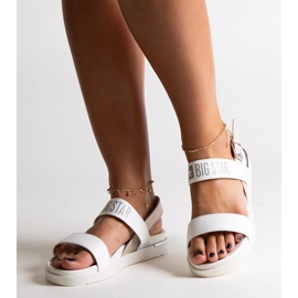 Sandalias deportivas blancas Big Star LL274939 blanco 2