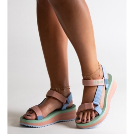 Sandalias Big Star colores NN274A055 azul 2