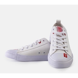 Zapatillas blancas de hombre Big Star JJ174013 blanco 3