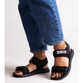 Sandalias deportivas negras Big Star HH274A024 negro 3