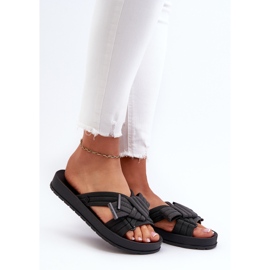 Chanclas Fragrant de Mujer con Suela Plana ZAXY LL285096 Negro 2