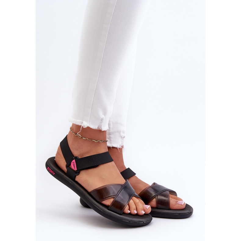 Sandalias Planas Perfumadas ZAXY JJ285011 Negro 2