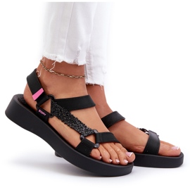 Sandalias Velcro Perfumadas ZAXY LL285062 Negro 9
