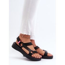 Sandalias Velcro Perfumadas ZAXY LL285062 Negro 2