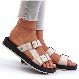 Chanclas de Mujer con Suela Plana ZAXY LL285072 Beige Claro 9
