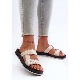 Chanclas de Mujer con Suela Plana ZAXY LL285072 Beige Claro 3