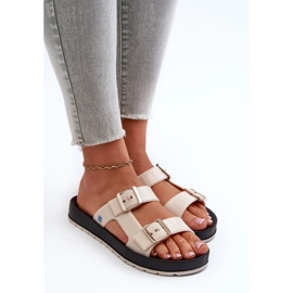 Chanclas de Mujer con Suela Plana ZAXY LL285072 Beige Claro 5