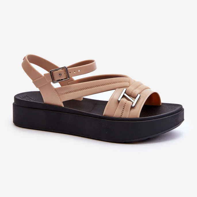 Sandalias Fragrant Mujer Plataforma ZAXY LL285063 Beige 1