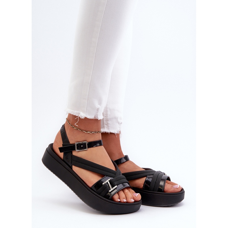Sandalias Fragrant Mujer Plataforma ZAXY LL285064 Negro 2