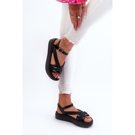 Sandalias Fragrant Mujer Plataforma ZAXY LL285064 Negro 6