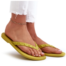 Chanclas Mujer Planas Flexibles ZAXY JJ285253 Lima verde 7