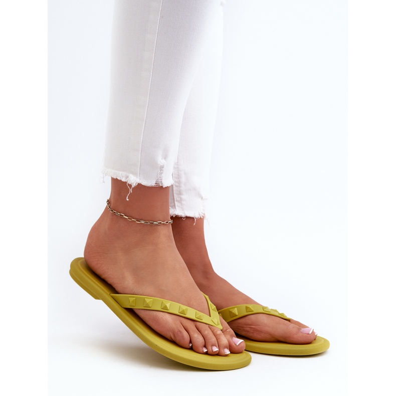 Chanclas Mujer Planas Flexibles ZAXY JJ285253 Lima verde 2 Chanclas Mujer Planas Flexibles ZAXY JJ285253 Lima verde 2