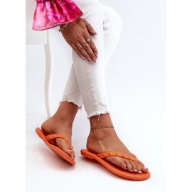 Chanclas Mujer Planas Flexibles ZAXY JJ285254 Naranja 6