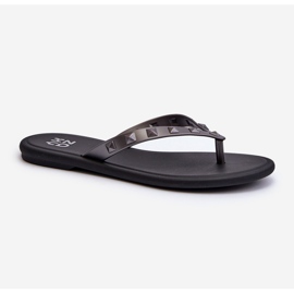 Chanclas Planas Flexibles Mujer ZAXY JJ285297 Gris-Negro 1