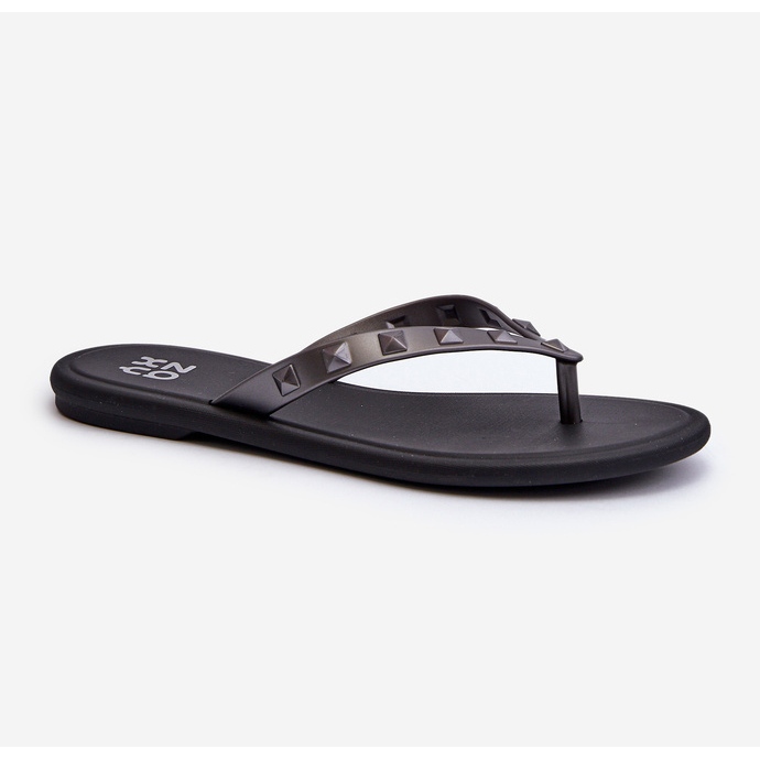 Chanclas Planas Flexibles Mujer ZAXY JJ285297 Gris-Negro 1