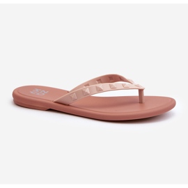 Chanclas Mujer Planas Flexibles ZAXY JJ285298 Rosa 1
