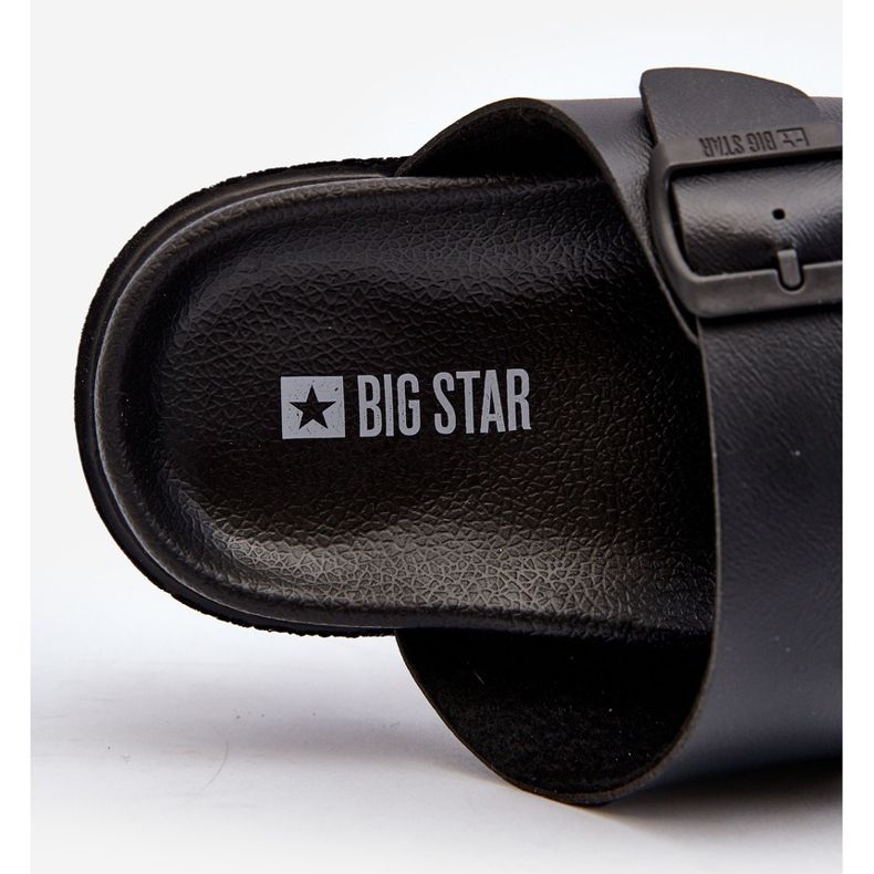 Chanclas Ligeras De Hombre Con Hebillas Big Star NN174597 Negro 2
