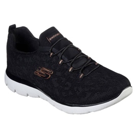 Zapatos Skechers Summits - Leopart Spot 149037 Bkrg negro 1