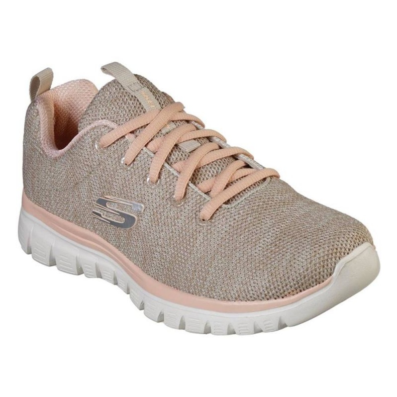 Zapatos Skechers Graceful Twisted Fortune 12614 Ntcl beige 1