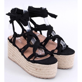 Alpargatas con plataforma de Manon Black negro 1