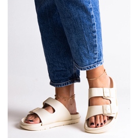 Chanclas beige Big Star NN274A752 3