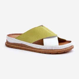 Chanclas Piel Perfilada Maciejka 04986-11 Lima blanco 1 Chanclas Piel Perfilada Maciejka 04986-11 Lima blanco 1