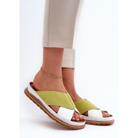 Chanclas Piel Perfilada Maciejka 04986-11 Lima blanco 2 Chanclas Piel Perfilada Maciejka 04986-11 Lima blanco 2