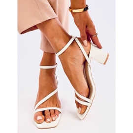 Sandalias de tacón Theresa White blanco 3