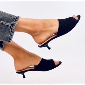 Bertini Chanclas pato calado negro 5