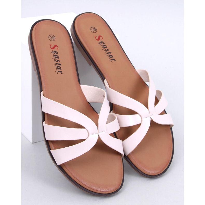 Pantuflas de mujer delicadas de Fabrices Beige 1