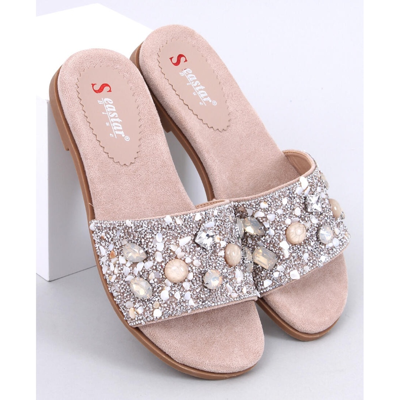 Chanclas Abriel caqui piedra beige 1