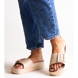 Chanclas beige Big Star NN274A666 801 2