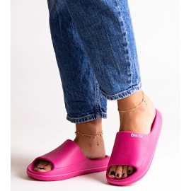 Chanclas Big Star rosa oscuro NN274A041 rosado 2
