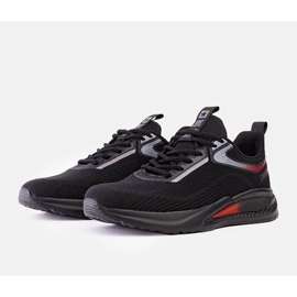 Zapatillas negras de hombre Big Star NN174373 negro 2