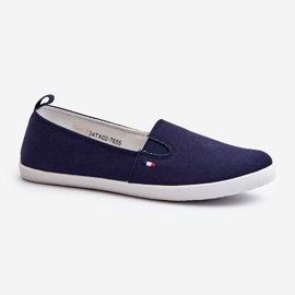 Zapatillas Slip-On Mujer Azul Marino Adrancia 1