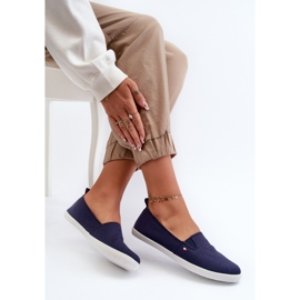 Zapatillas Slip-On Mujer Azul Marino Adrancia 7