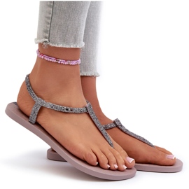 Sandalias Chanclas De Mujer Con Purpurina 26914 Ipanema Class Brilha Fem Violeta Claro 9