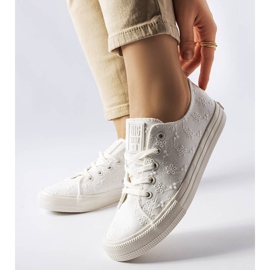 Deportivas blancas con bordado Big Star LL274223 blanco 1