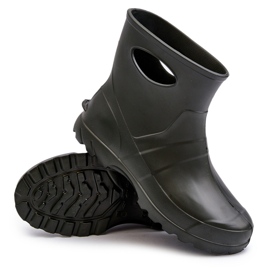 Lemigo Botas impermeables para hombres Jardín 753 Lemio Dark Green verde 9