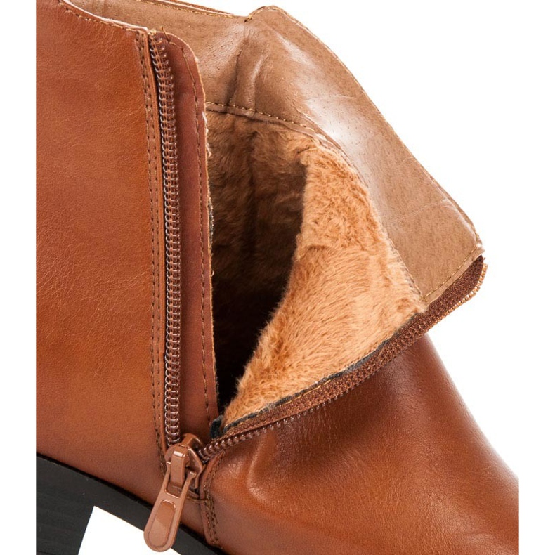 Vices New Collection botas camel bajas marrón 1